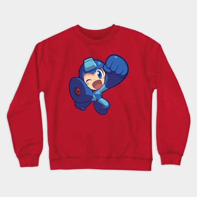 Mega Man Crewneck Sweatshirt by Olien